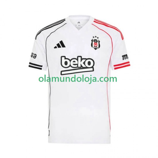 Camisola Besiktas Homem Equipamento Primeiro 2025-2026 Manga Curta